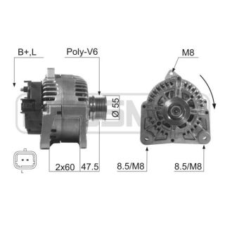 Kintamosios srovės generatorius ERA 210511A