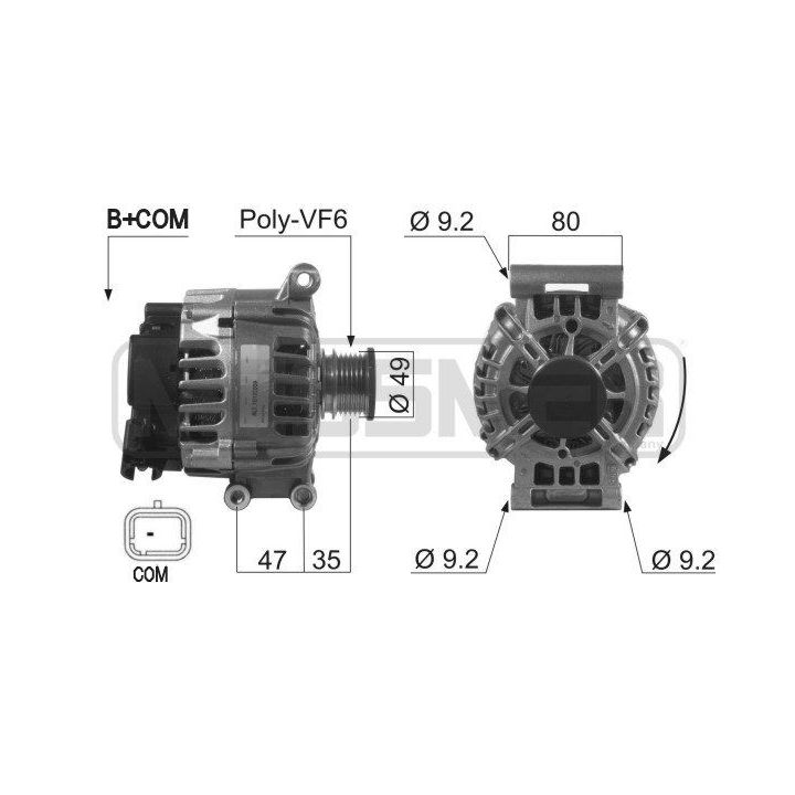 Kintamosios srovės generatorius ERA 210519A