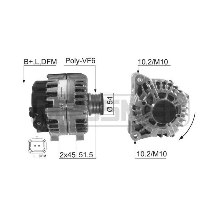 Kintamosios srovės generatorius ERA 210520