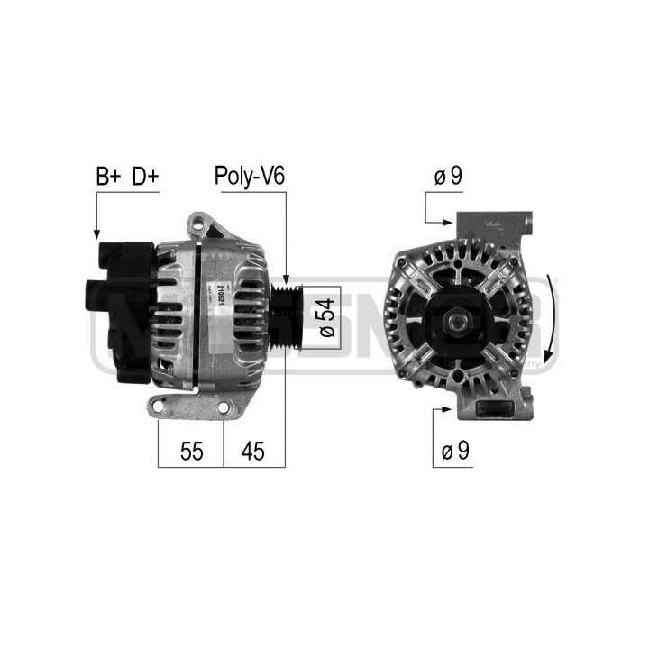 Kintamosios srovės generatorius ERA 210521