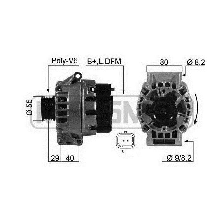 Kintamosios srovės generatorius ERA 210523