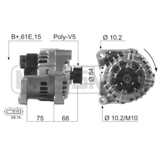 Kintamosios srovės generatorius ERA 210571A