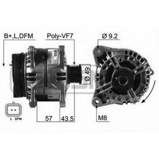 Kintamosios srovės generatorius ERA 210579A