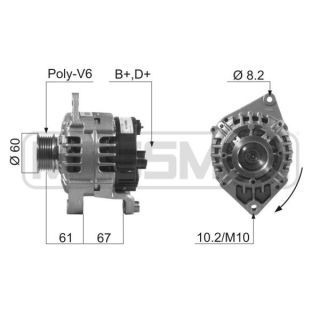 Kintamosios srovės generatorius ERA 210586