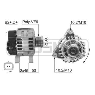 Kintamosios srovės generatorius ERA 210599A