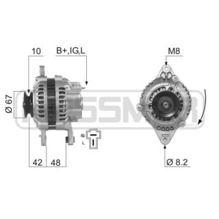 Kintamosios srovės generatorius ERA 210609A
