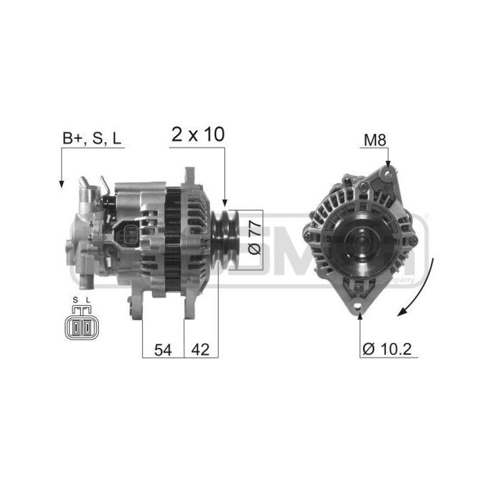 Kintamosios srovės generatorius ERA 210622A