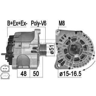 Kintamosios srovės generatorius ERA 210634