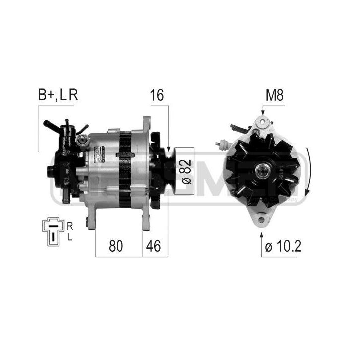 Kintamosios srovės generatorius ERA 210654