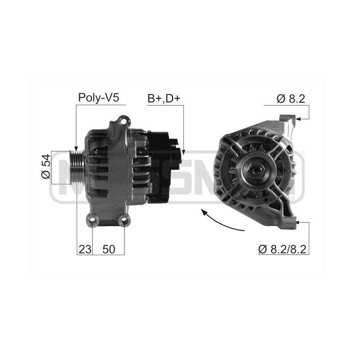 Kintamosios srovės generatorius ERA 210661