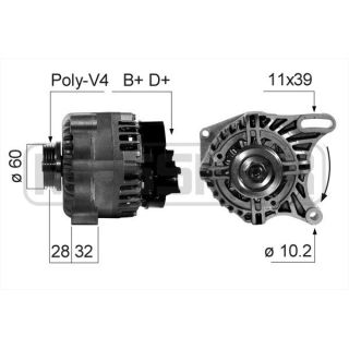 Kintamosios srovės generatorius ERA 210666A