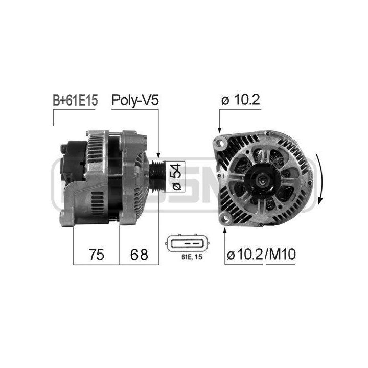 Kintamosios srovės generatorius ERA 210669A