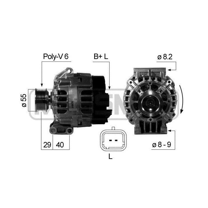 Kintamosios srovės generatorius ERA 210670