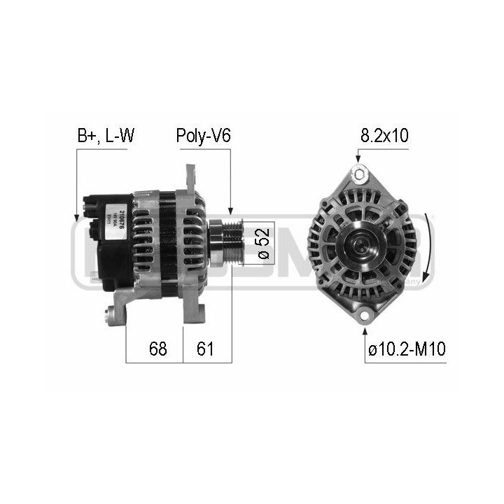 Kintamosios srovės generatorius ERA 210676