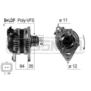 Kintamosios srovės generatorius ERA 210688