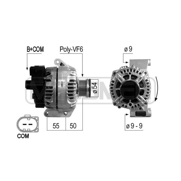 Kintamosios srovės generatorius ERA 210691A
