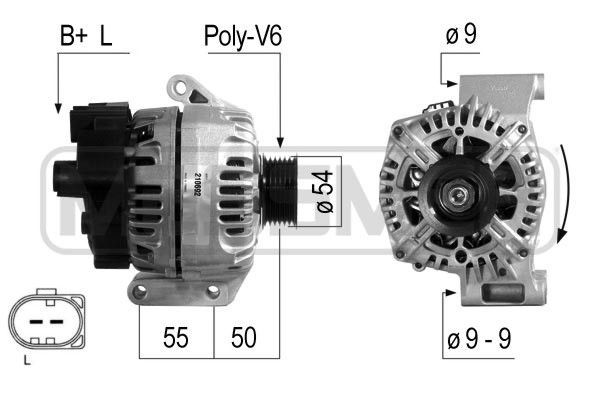 Kintamosios srovės generatorius ERA 210692
