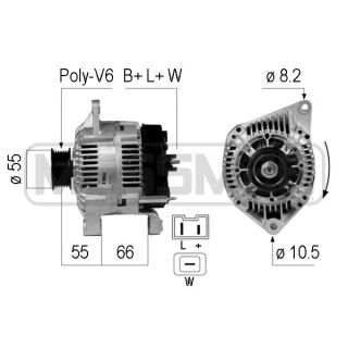 Kintamosios srovės generatorius ERA 210694