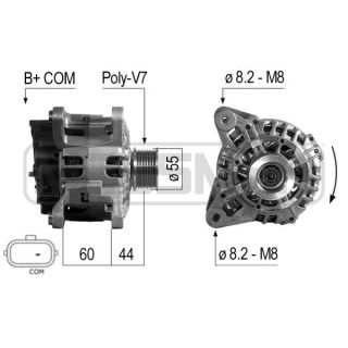 Kintamosios srovės generatorius ERA 210696