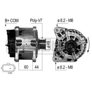 Kintamosios srovės generatorius ERA 210698