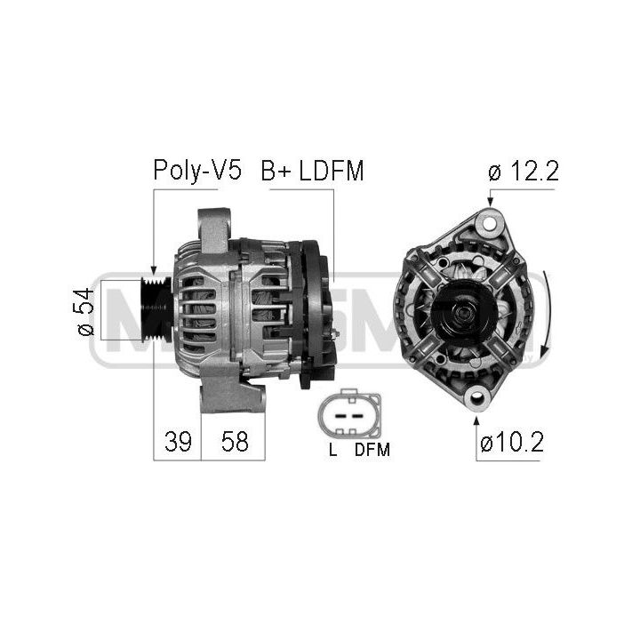 Kintamosios srovės generatorius ERA 210707R