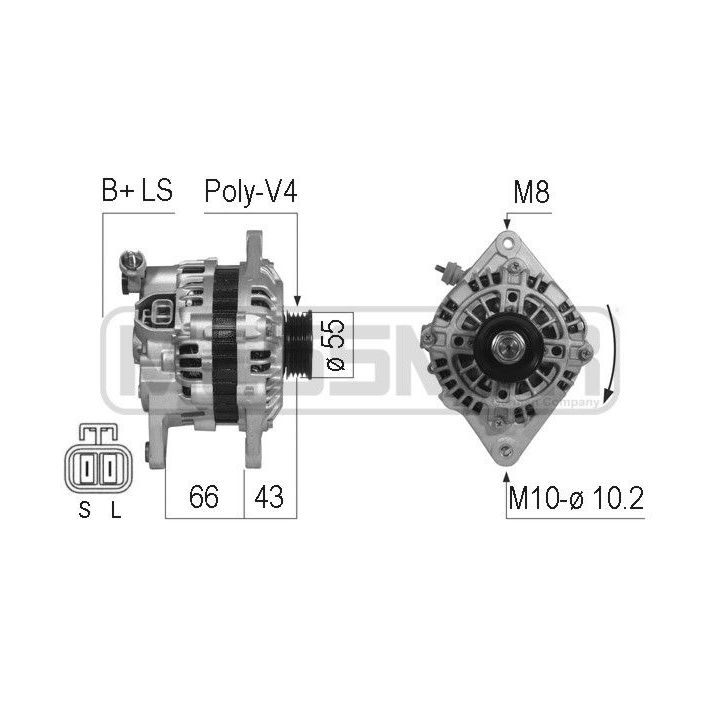 Kintamosios srovės generatorius ERA 210713