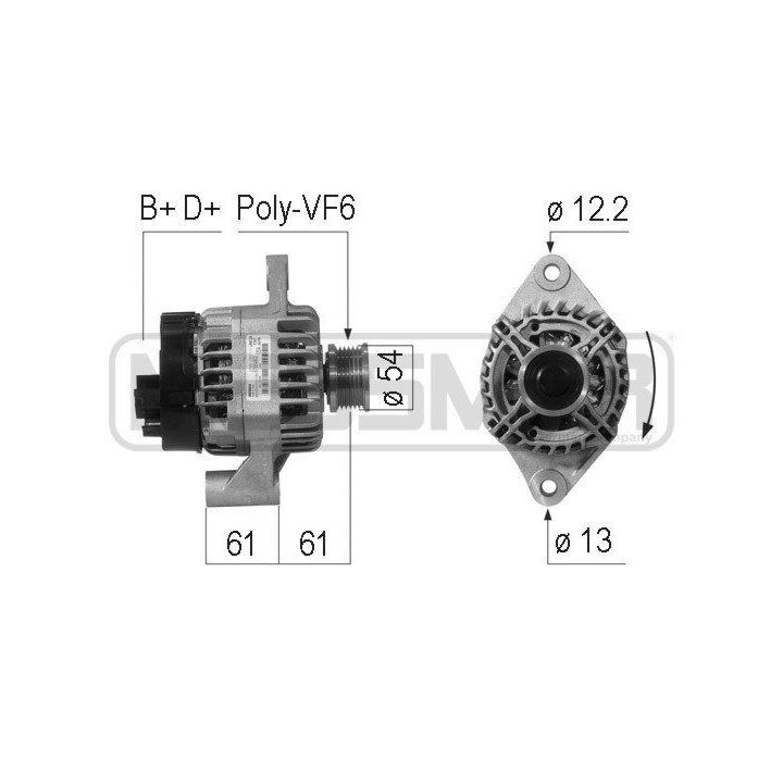 Kintamosios srovės generatorius ERA 210720A