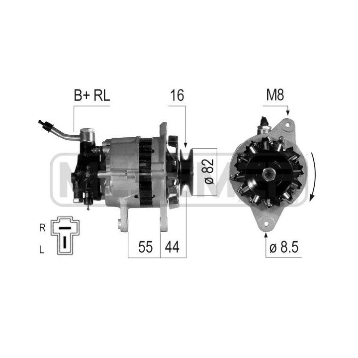 Kintamosios srovės generatorius ERA 210728A