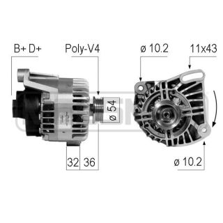 Kintamosios srovės generatorius ERA 210745