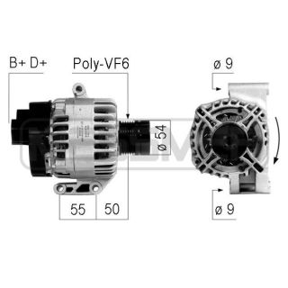 Kintamosios srovės generatorius ERA 210748