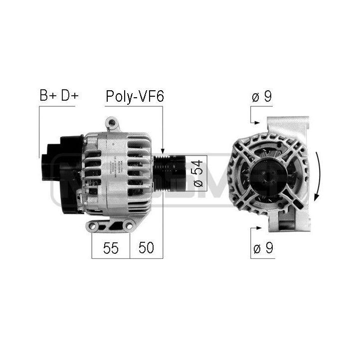 Kintamosios srovės generatorius ERA 210748A