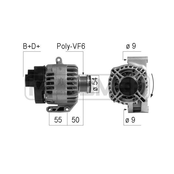 Kintamosios srovės generatorius ERA 210749