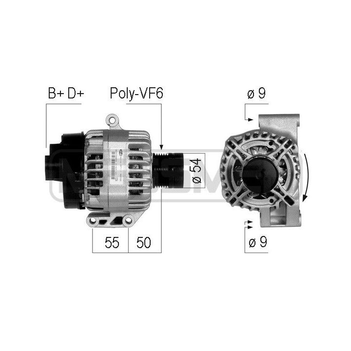 Kintamosios srovės generatorius ERA 210753