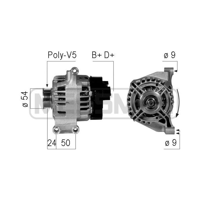 Kintamosios srovės generatorius ERA 210755