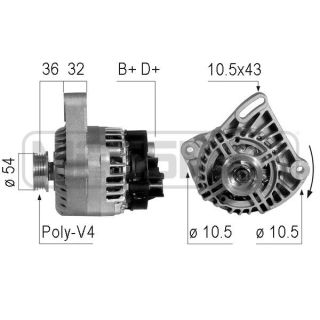 Kintamosios srovės generatorius ERA 210757