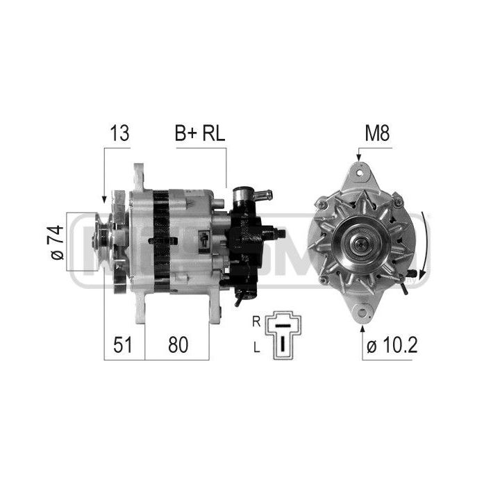 Kintamosios srovės generatorius ERA 210796