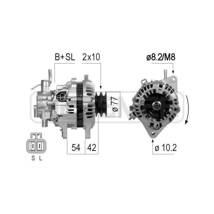 Kintamosios srovės generatorius ERA 210801R