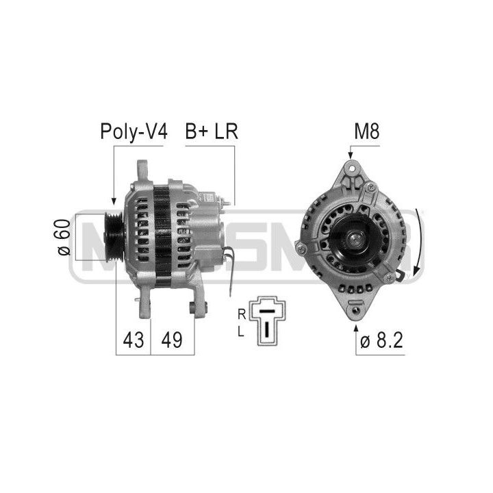 Kintamosios srovės generatorius ERA 210805