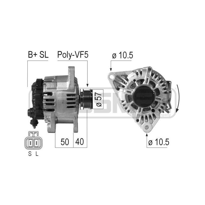 Kintamosios srovės generatorius ERA 210814