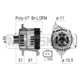 Kintamosios srovės generatorius ERA 210818