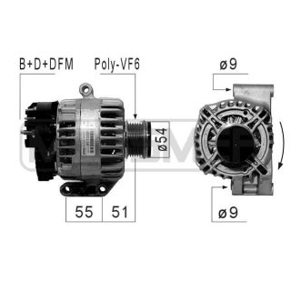 Kintamosios srovės generatorius ERA 210833