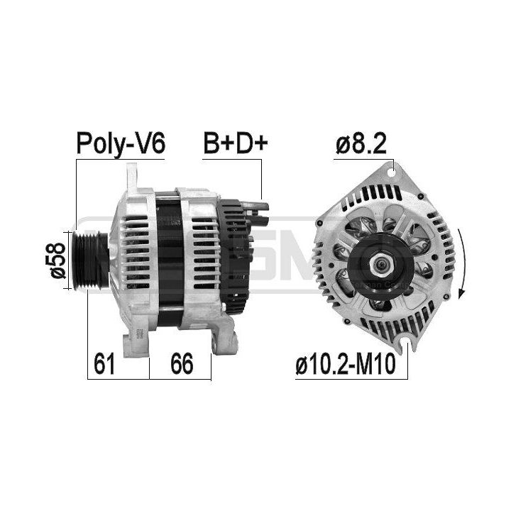 Kintamosios srovės generatorius ERA 210849A
