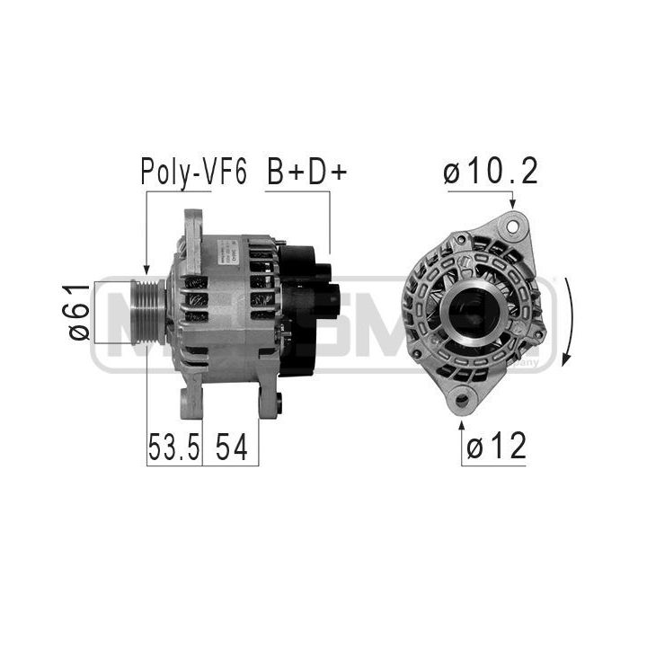Kintamosios srovės generatorius ERA 210853A