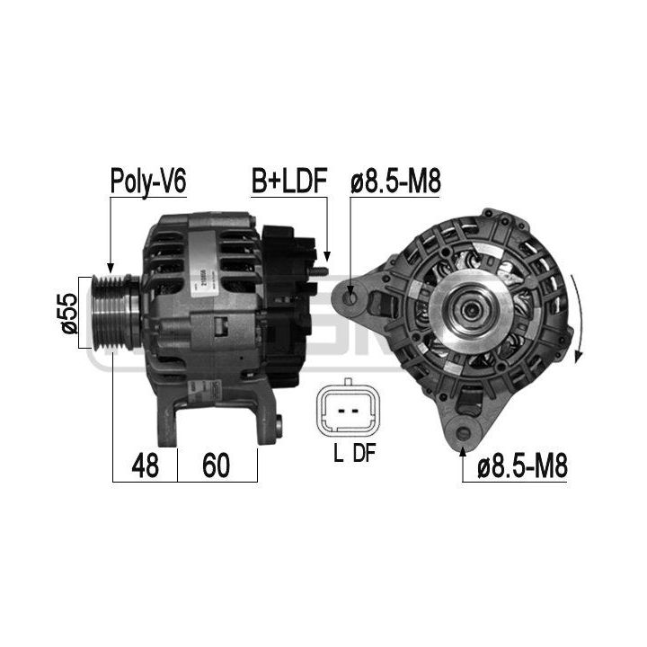 Kintamosios srovės generatorius ERA 210856A
