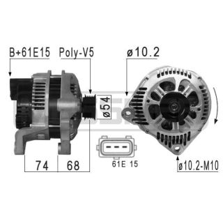 Kintamosios srovės generatorius ERA 210868A