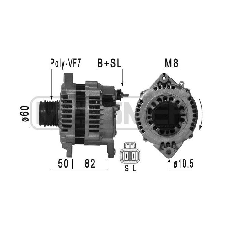 Kintamosios srovės generatorius ERA 210871