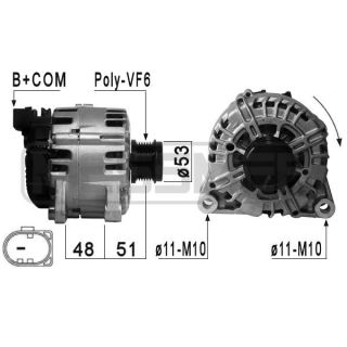Kintamosios srovės generatorius ERA 210878