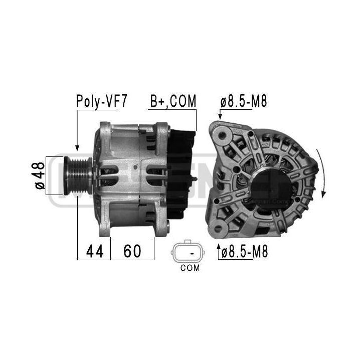 Kintamosios srovės generatorius ERA 210894