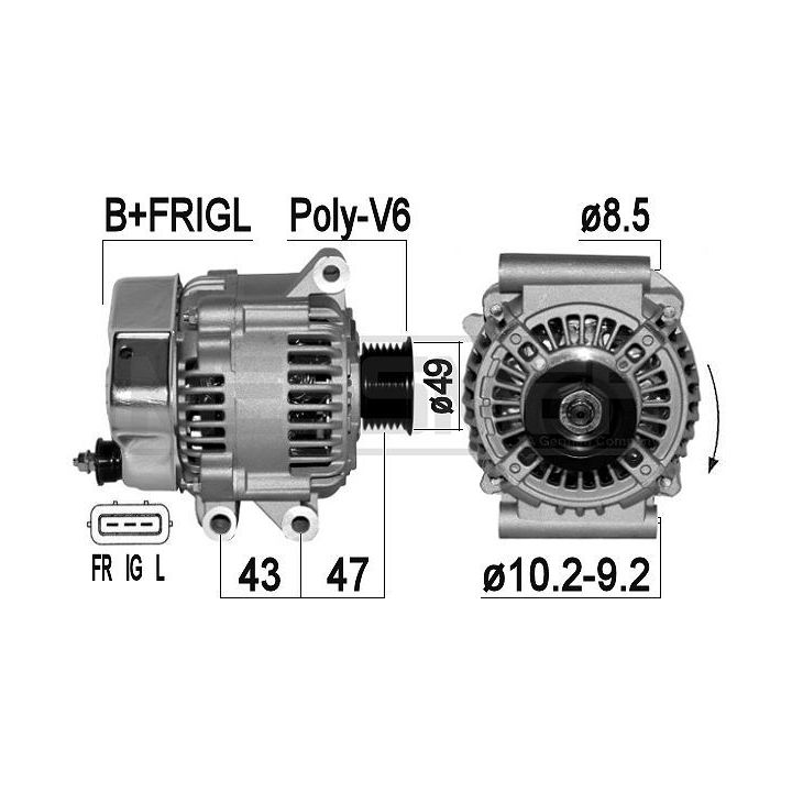 Kintamosios srovės generatorius ERA 210895A
