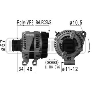 Kintamosios srovės generatorius ERA 210902A